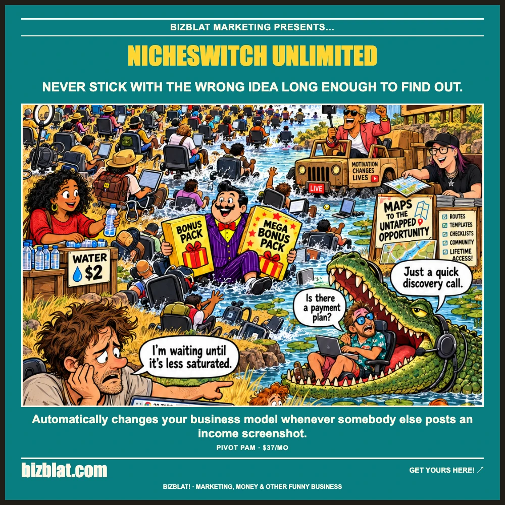 NicheSwitch Unlimited — Bizblat promotional artwork